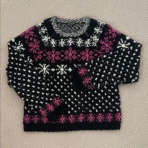 JCrew - Jacquard snowflake pullover sweater